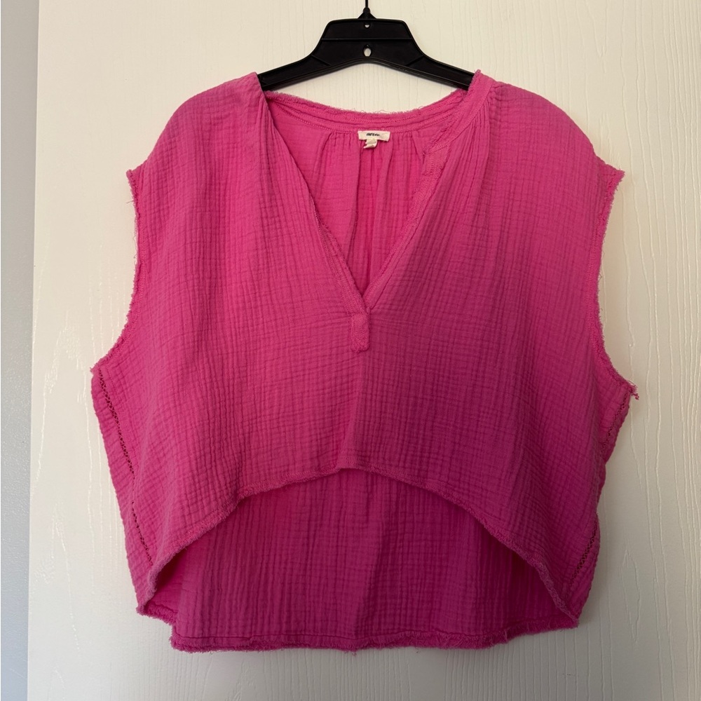 Aerie Pink Flowy Tank Top